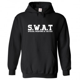 S.W.A.T Special Weapons & Tactics Classic Unisex Kids and Adults Pullover Hoodie									 									 									